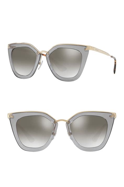 prada 52mm cat eye sunglasses.